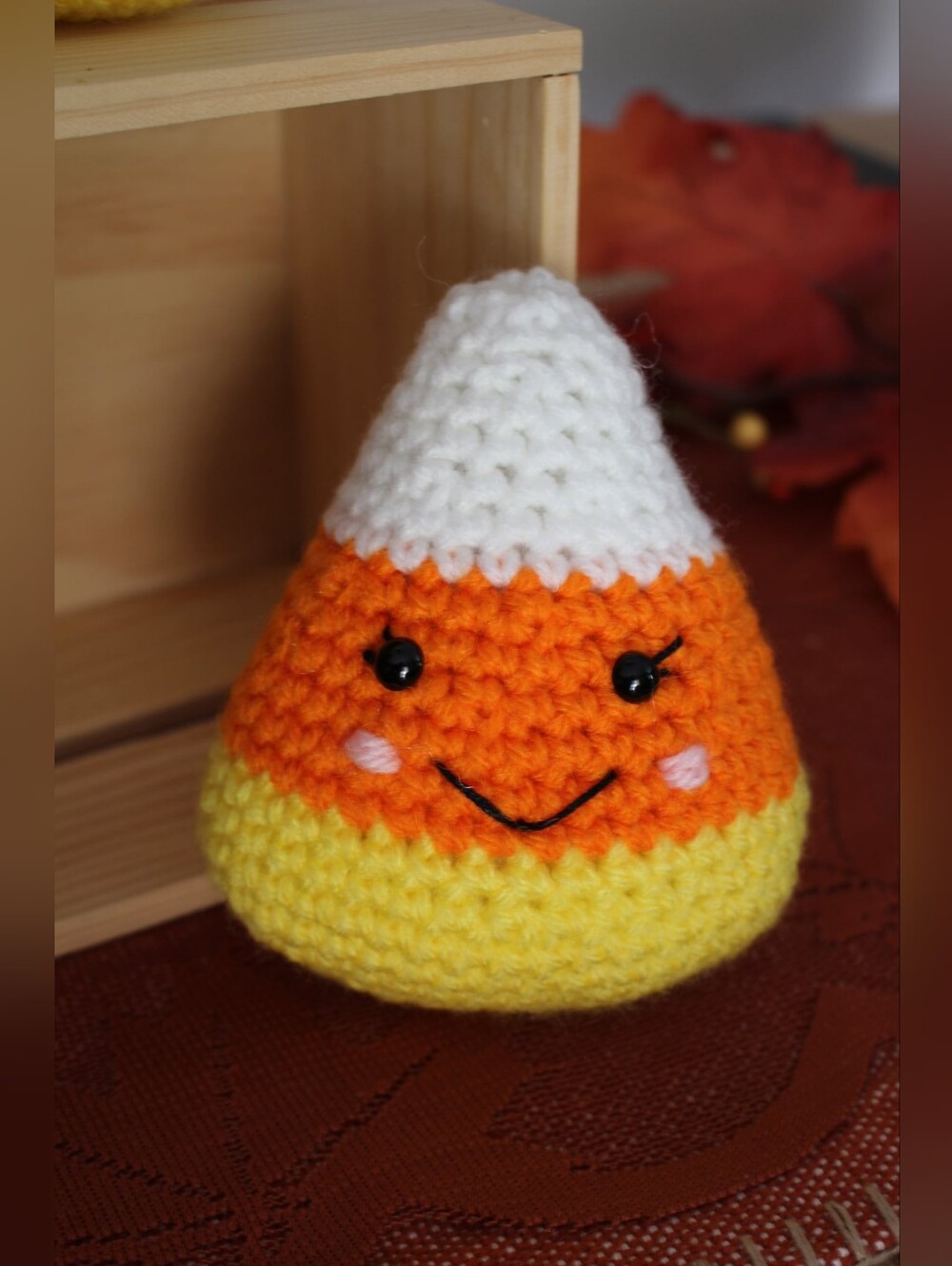Handmade Candy Corn Plush- Witch, Mummy, Vampire OR Original - Picture 2 of 5